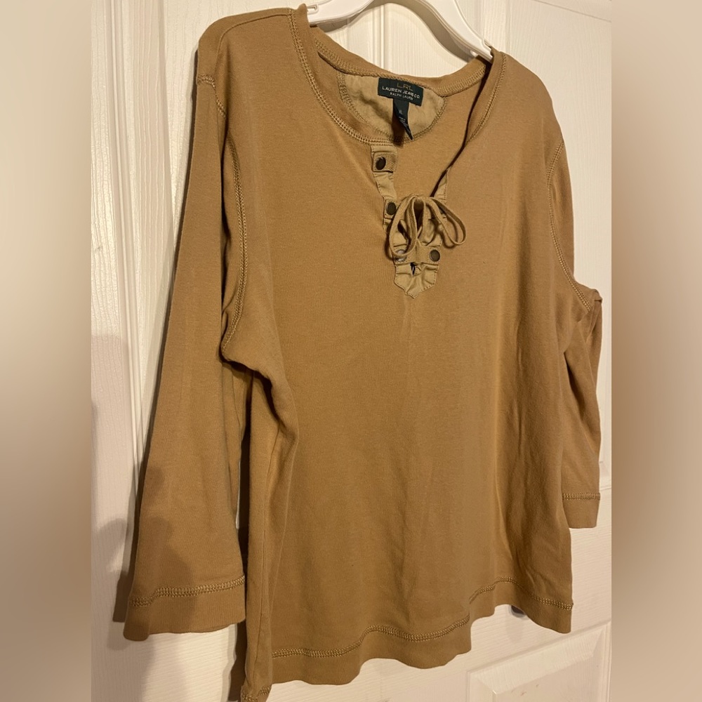 Casual Tan Women's Top